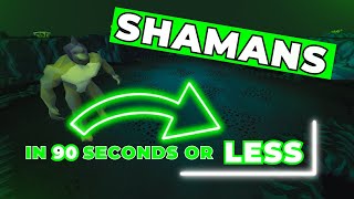 SHAMANS  In 90 Seconds or Less [upl. by Droflim199]