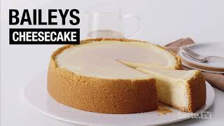 How to make a boozy Baileys cheesecake  tastecomau [upl. by Alekehs]