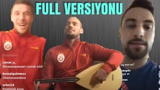 Sneijder Saz Çalıyor FULL VERSİYONU HD  Podolskiden KÜFÜR [upl. by Attenol]