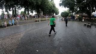 Schützenfest in der Zollfeste Zons 2024 Der Paradeplatz im Regen Der Zapfenstreich fällt hier aus [upl. by Lannie645]