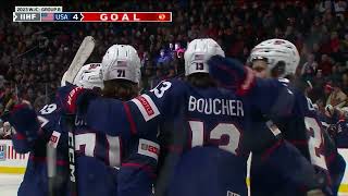 US Earns 51 Win over Switzerland in World Juniors [upl. by Cristiano]