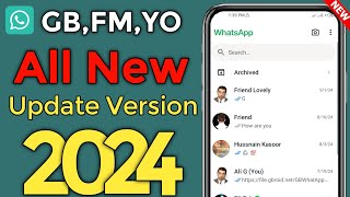 Whatsapp All New Version Kaise Download Kare  GB FM YO  GB Whatsapp New Version Update 2024 [upl. by Akira]