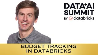 Budget Tracking in Databricks with Greg [upl. by Enimajneb]