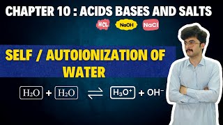 Self ionization of water  Autoionization of water  class 10 chemistry [upl. by Kean]