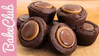 Toffifee Brownie Bites  BakeClub [upl. by Peony]