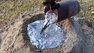 Enormous￼ Fire Ant Colony Casted With Molten Aluminum Anthill Art 9 [upl. by Hernando]