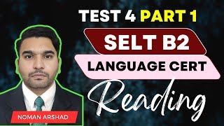 Learn Language Cert Reading  Level B2  Test 4  Part 1 [upl. by Howes158]