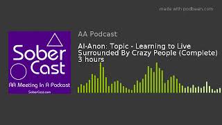 AlAnon Topic  Learning to Live Surrounded By Crazy People Complete 3 hour version [upl. by Gunilla]