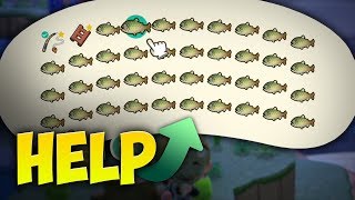 Selling Off the Entire Stringfish Population for 570000 in Animal Crossing New Horizons [upl. by Hermia438]