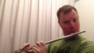 Flute Etude 12 KargElert 30 studies Op107 [upl. by Laurice]