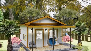 Cozy Small House Design 5x6 Meters 320 SQFT 30 SQM With Floor Plan [upl. by Messab]