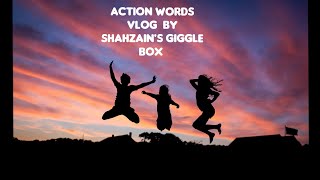 shahzains giggle box activity vlog  action words activity  activity vlog [upl. by Ayo]