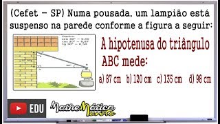 PROBLEMA DE TRIGONOMETRIA COM SENO  COSSENO  TANGENTE 3  Prof Robson Liers  Mathematicamente [upl. by Akcir]