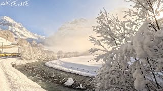 Interlaken to Grindelwald Switzerland  Train Journey  4K 60 fps [upl. by Gine]