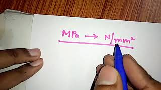 How to convert Mpa to Nmmsquare [upl. by Elvah]