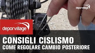 Come regolare il cambio posteriore della bici da corsa [upl. by Lamraj]