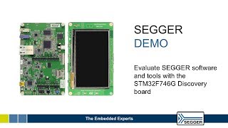 SEGGER Demo running on the STM32F746G [upl. by Aillicirp]