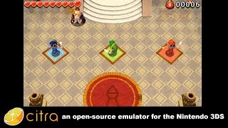 Citra 3DS Emulator  The Legend of Zelda TriForce Heroes Ingame scaled resolution  audio [upl. by Kellina]