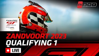 LIVE  Qualifying 1  Zandvoort  Fanatec Gt World Challenge English [upl. by Ardnuasak]