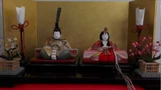 コンパクトな雛人形  Compact Hina Doll Set for Girls Day [upl. by Moselle]