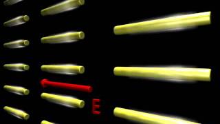 Depiction of electron movement in a negative permittivity cutwire metamaterial [upl. by Sucitivel]