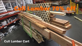 Almost Free Wood from Home Depot Cull Lumber cart warped beam How to unwarp it for a project [upl. by Gowon552]