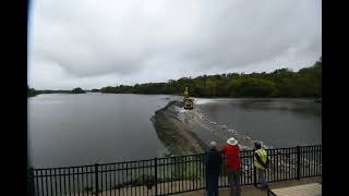 Carpentersville Dam Removal  1012024 at 1212 pm [upl. by Ahsikel]