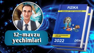 12–mavzu Magnit maydon Elektromagnit induksiya  DTM 2022 FIZIKA  Razzaqov Xursand [upl. by Lyrred]