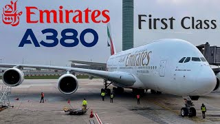 FIRST CLASS  Emirates Airbus A380  🇫🇷 Paris  Dubai 🇦🇪 Upper Deck FULL FLIGHT REPORT [upl. by Nyahs]