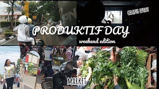 Produktif day weekend edition °marketCampus EventDinner with friends🛍️🛵°° [upl. by Nirat204]