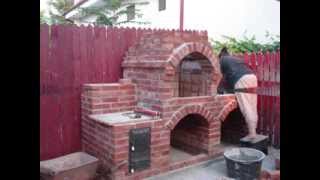 Gratar de gradina din caramida  ziua 5  Brick BBQ  day 5 [upl. by Amalburga896]