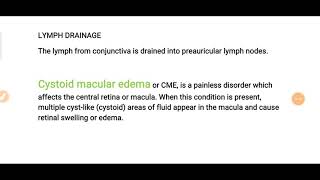 cystoid macular edema in Hindi cystoidmaculaedema [upl. by Nedla825]