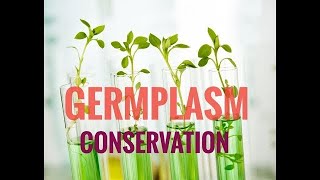 Germplasm conservation [upl. by Ahsieni185]