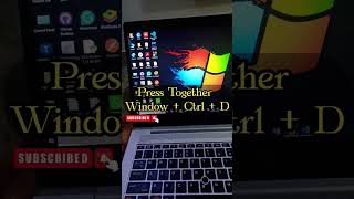 Shortcut to Create Virtual Desktop in Seconds🔥 shorts viral windows [upl. by Arbe966]
