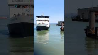 Alcatraz City Cruise Tour Boat Docking Ship San Francisco California Pier 39 [upl. by Mordy]