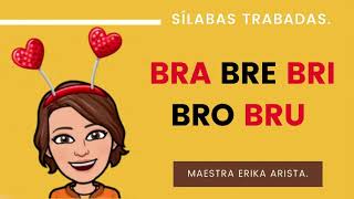 Silabas trabadas bra bre bri bro bru 🔠👩‍🏫 [upl. by Monti128]