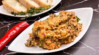 Бабагануш – вкуснейшая нежнейшая ароматнейшая закуска мезе Готовим вместе Вот это Кухня [upl. by Catton]