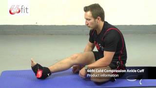 Ankle Cold Compression CuffSupport  66fit [upl. by Auginahs]