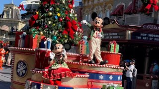 Mickey’s Once Upon a Christmas Time Cavalcade 2020 [upl. by Drida]