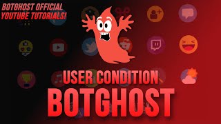 User Condition Command Builder  BotGhost Tutorial [upl. by Atilal]