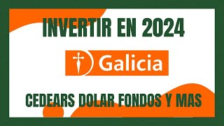 Como INVERTIR con BANCO GALICIA inversiones desde banco Galicia explicado [upl. by Aicnetroh484]