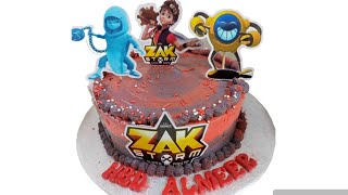 ZAK Storm cartoon theme cake 🎂 ❤️ [upl. by Nodnar41]