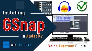 ✅ How to Install VST Plugin GSnap in Audacity on Windows PC  Voice Autotune Plugin [upl. by Notlih]