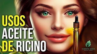 ACEITE DE RICINO Como Hacer Crecer Cejas Pestañas y Cabello Naturalmente [upl. by Aenet]