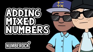 Adding Mixed Numbers Song  Add Fractions and Mixed Numbers with Like Denominators [upl. by Ilyssa]