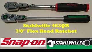 Stahlwille 38 Locking Flex Head Ratchet Slim Profile Ft Snapon Made in Germany [upl. by Ekard]