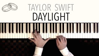 Taylor Swift  DAYLIGHT  Peaceful Piano Cover featuring JS Bachs Prelude in C [upl. by Yxel78]