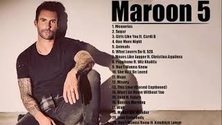 Maroon5 Hits 2022  The Best Songs Of Maroon5s Hits 2022 [upl. by Annavaj]