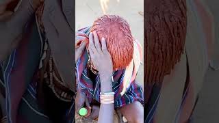 Red Ochar Hair Style africantribes shortvideo short [upl. by Wickman]