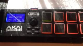 Akai MPX8 mobile sd sample player [upl. by Juna]